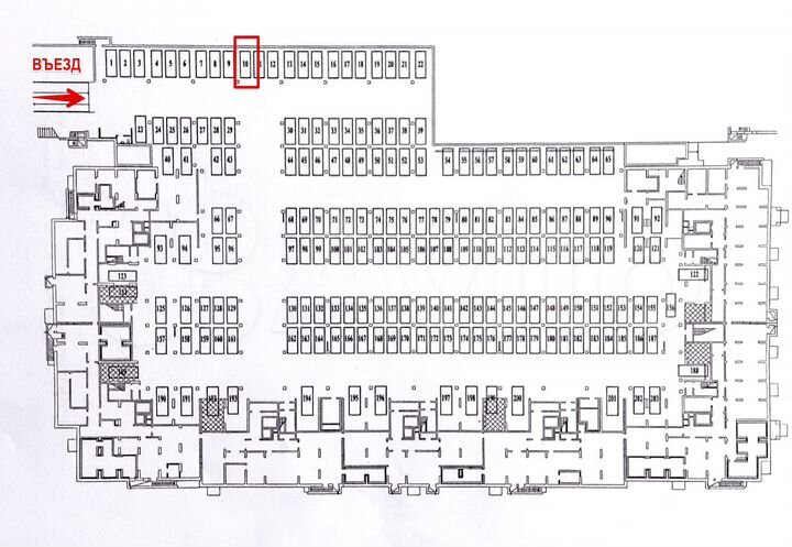 Машиноместо, 29 м²