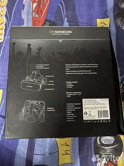 Очки виртуал.реальности vr shinecon SC-G04E/SC-B03