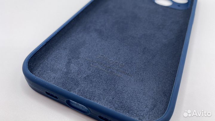 Чехол на iPhone 13 Silicon Case Abyss Blue