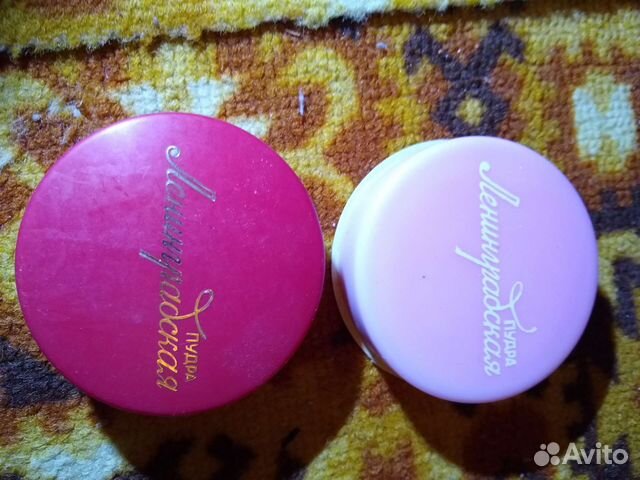 Пудра винтажная СССР новая