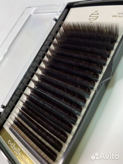 Коричневые ресницы E'chelle brunette