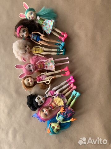 Куклы enchantimals с питомцами