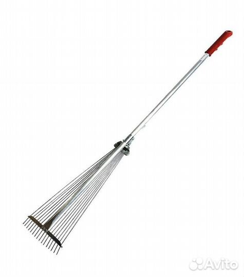 Грабли веерные металлические 16 зубцов раздвижные