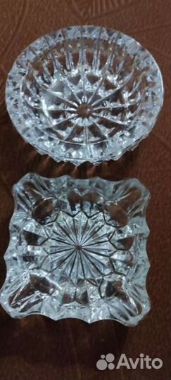 Хрустальная пепельница