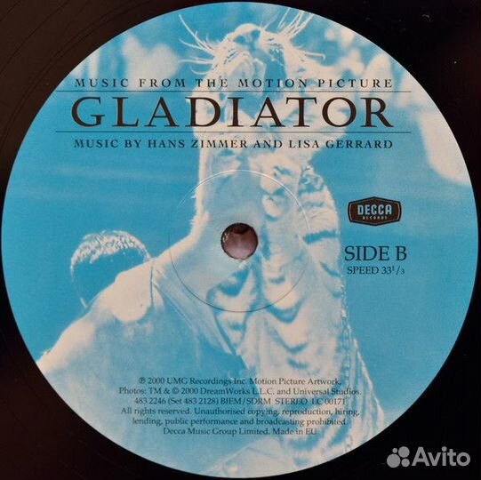 Виниловая пластинка Various Artists, Gladiator (Or