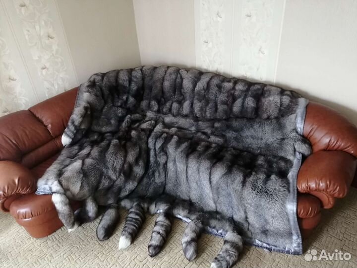 Плед из меха