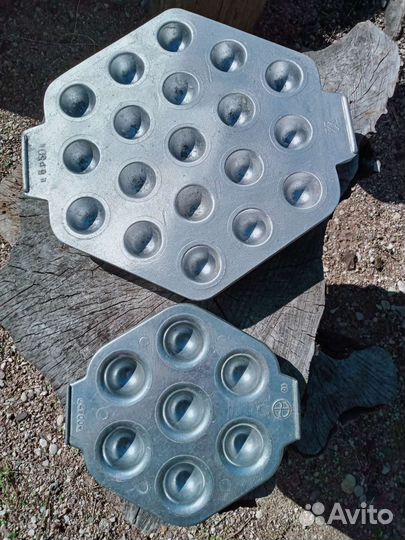 Форма большая для выпечки кексов СССР алюминий