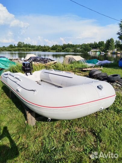 Пвх лодка Badger sl430 с мотором Mercury ME-30M