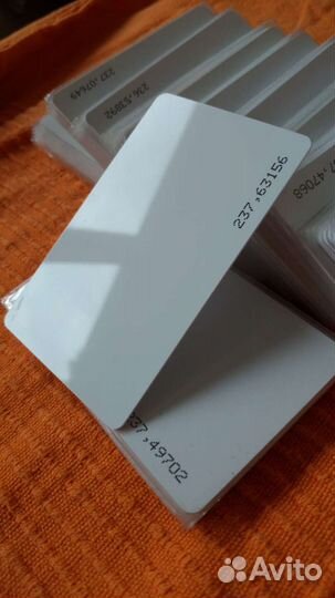 Карты rfid 120шт новые глянец