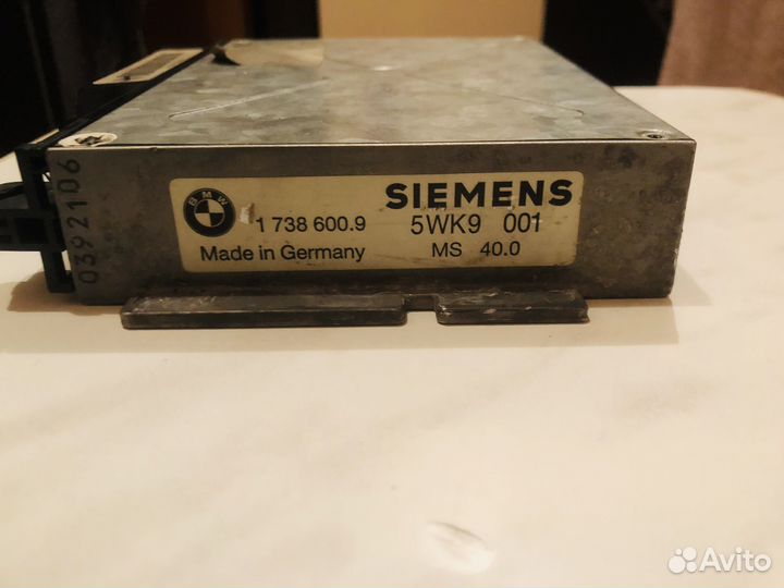 Эбу мозги bmw siemens 5wk9 001 ms 40.0