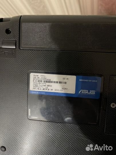 Ноутбук Asus X53U