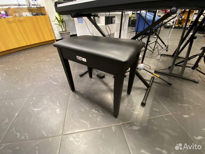 XLine Stand PB-48 черная банкетка для фортепиано