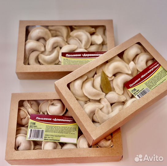 Пельмени ручной лепки, чебуреки, голубцы