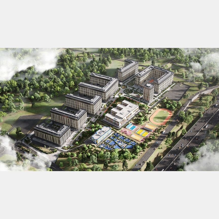 2-к. квартира, 46,1 м², 12/19 эт.