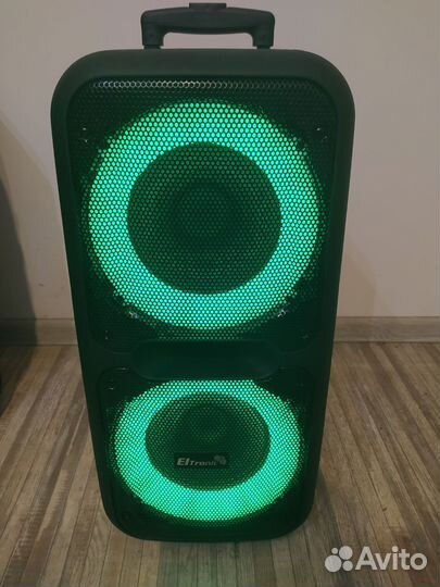 Колонки караоке Eltronic два микрофона гарантия