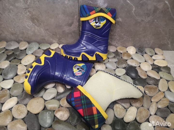 Детские резиновые сапоги