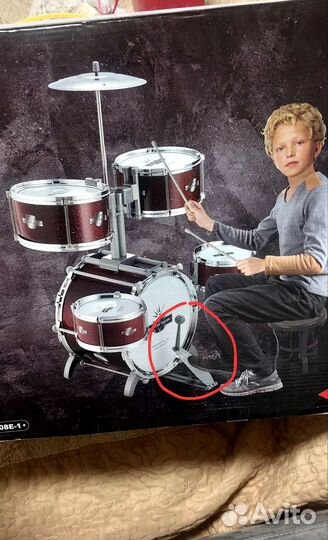 Барабанная установка игрушечная