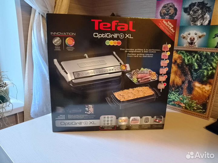 Электрогриль tefal optigrill xl