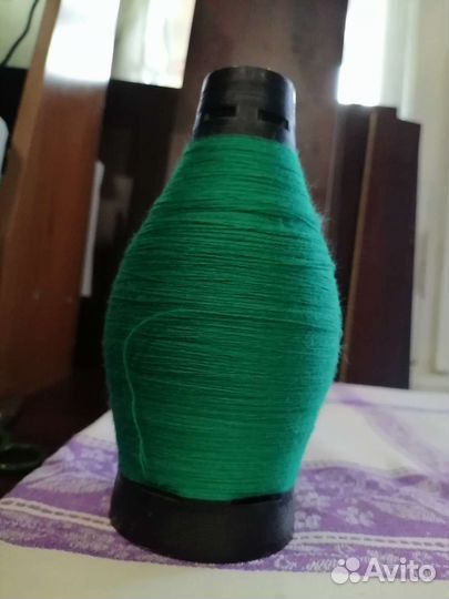 7. Набор пряжи зелёных цветов