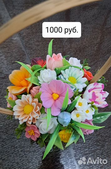 Цветы из мыла ручной работы