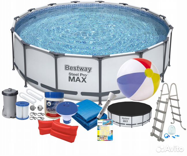 Каркасный бассейн 457х122 Steel Pro MAX