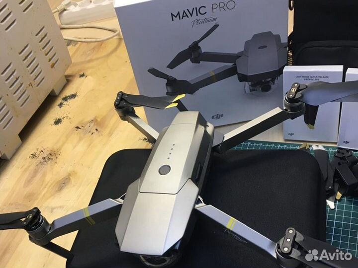 DJI Mavic Pro Platinum, набор Fly More Combo + с о