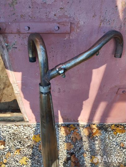 Выхлоп мотоцикла Урал