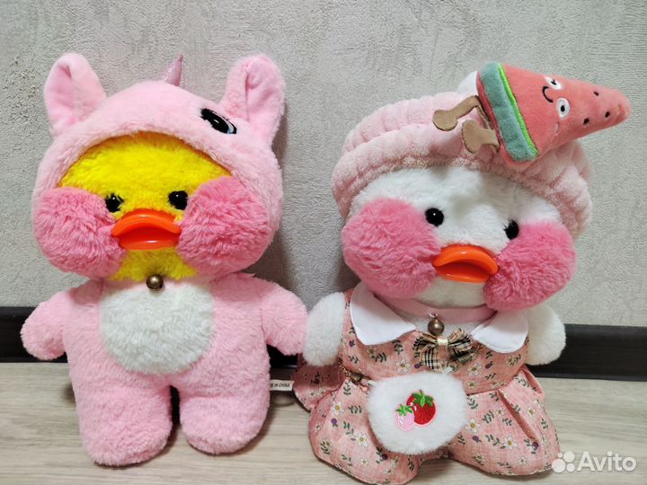 Мягкая игрушка утка LalaFanFan