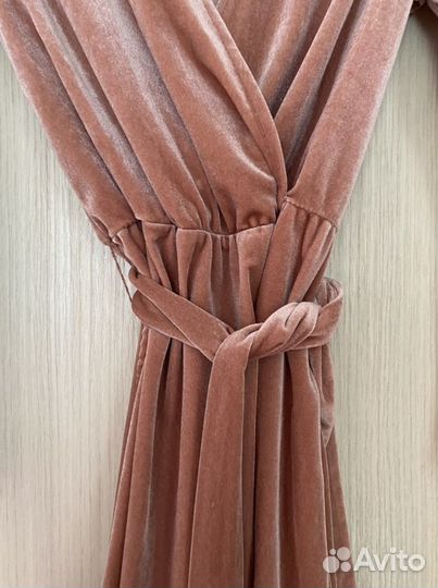 Бархатное Платье H&M