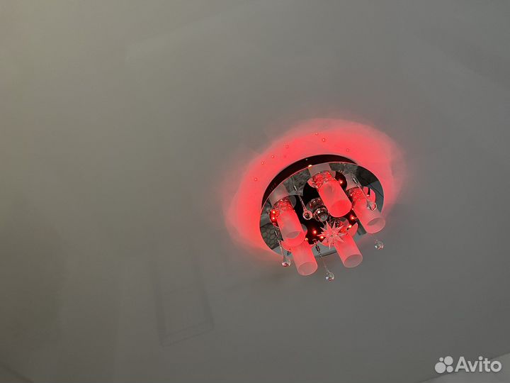 Люстра светодиодная с пультом бу