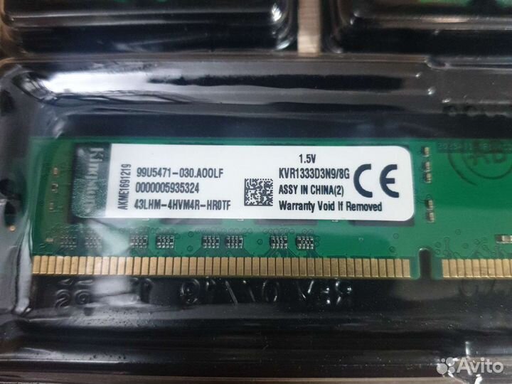 Оперативная память ddr3 8 gb PC1333 Kingston