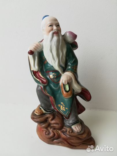 Старый Китай, фарфоровая статуэтка, Дун Фан Шо