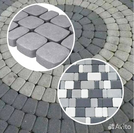 Тротуарная плитка / Брусчатка (моноцвет)
