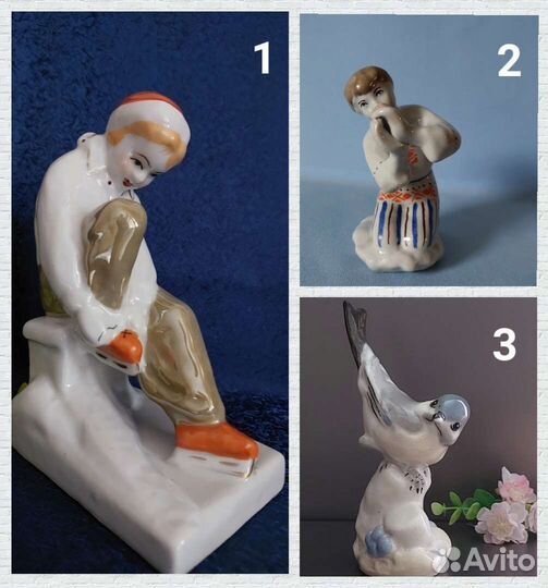 Фарфоровая статуэтка фарфор, Артель Прогресс