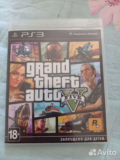 Диск на PS 3 гта 5