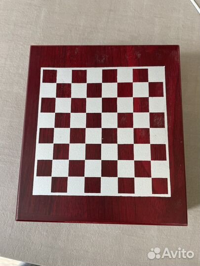 Винный набор с шахматами новый