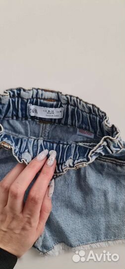 Джинсовые шорты zara