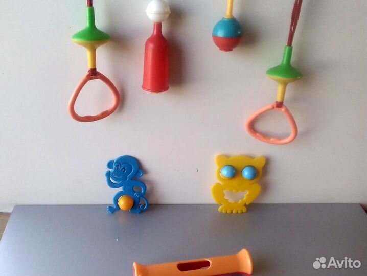 Игрушки погремушки СССР пластмассовые
