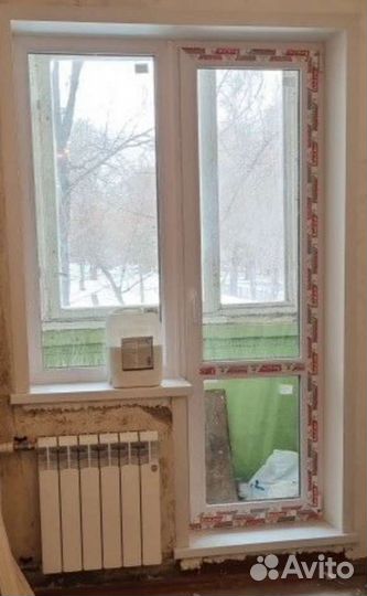 Пластиковое окно пвх Балконный блок