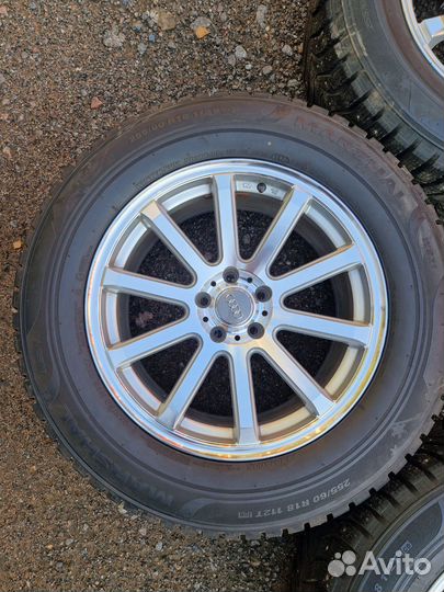 Колеса зима Audi 255 60 18 в сборе шипы
