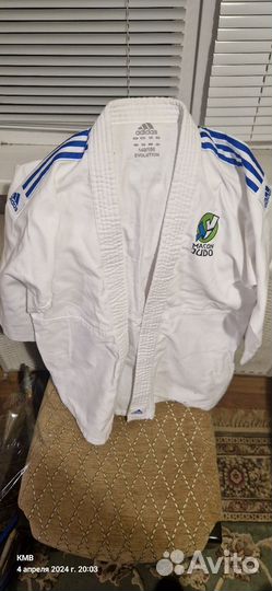 Кимоно для дзюдо adidas 140-150