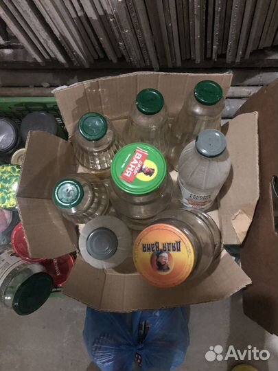 Банка стеклянная бу