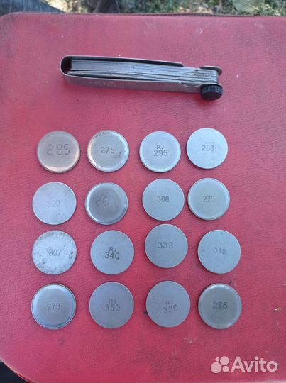 Регулировочные шайбы клапанов Geely ck, mk