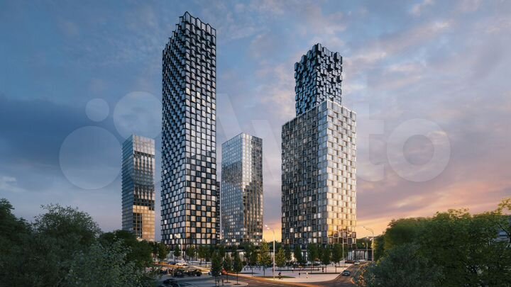 1-к. квартира, 60,3 м², 22/32 эт.
