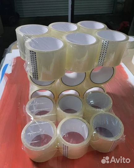 Скотч прозрачный широкий 55 метров 40 мкм