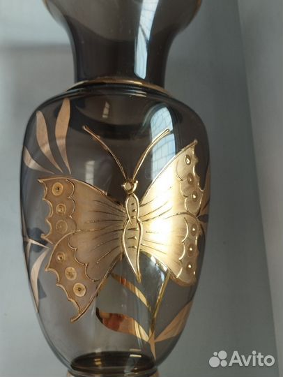 Bohemia золочение ваза штоф рюмки