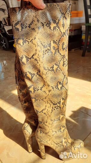 Сапоги кожанные