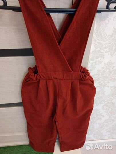 Велюровый комбинезон для девочки