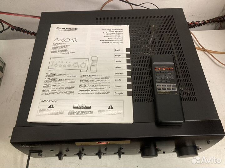 Pioneer A-604 Japan HiFi stereo amplifier