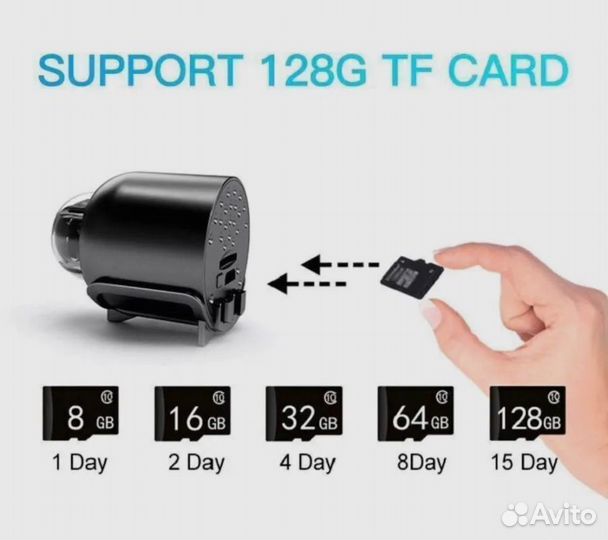 Мини Wi-Fi камера беспроводная B-8 Пуля